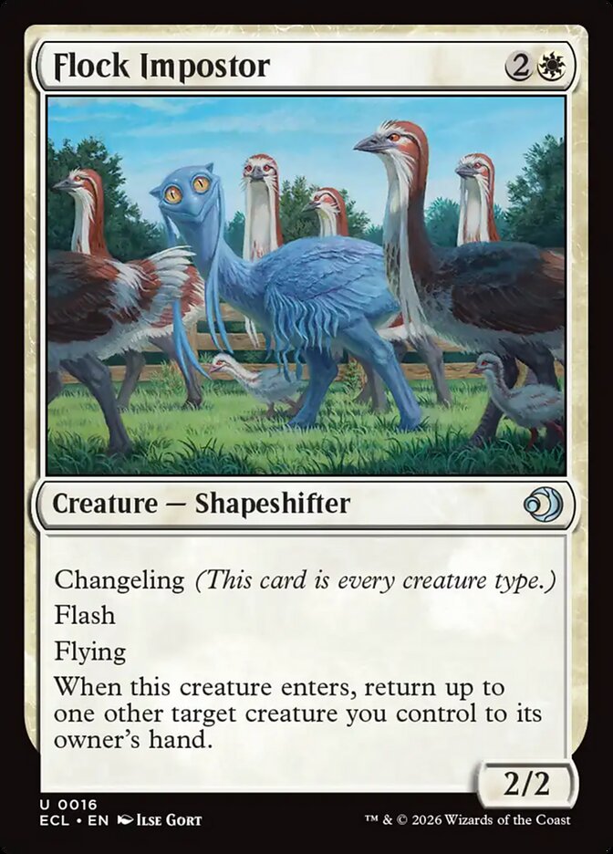 Flock Impostor 16 (Lorwyn Eclipsed) 