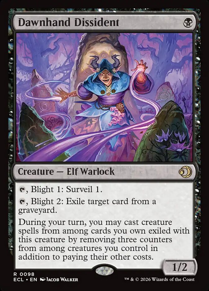 Dawnhand Dissident 98 (Lorwyn Eclipsed)  - Foil