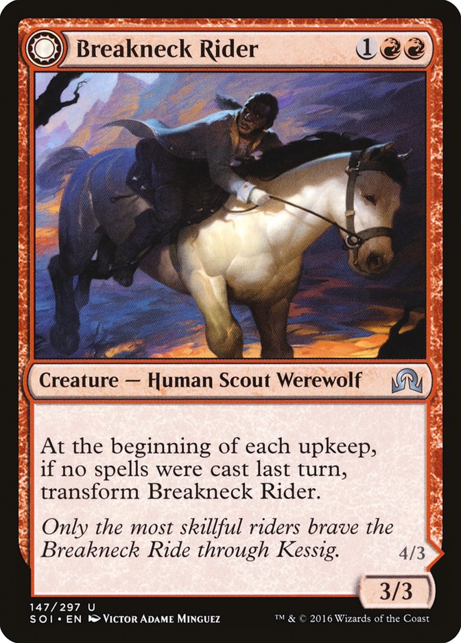 Breakneck Rider // Neck Breaker 147/297 (Shadows over Innistrad) 