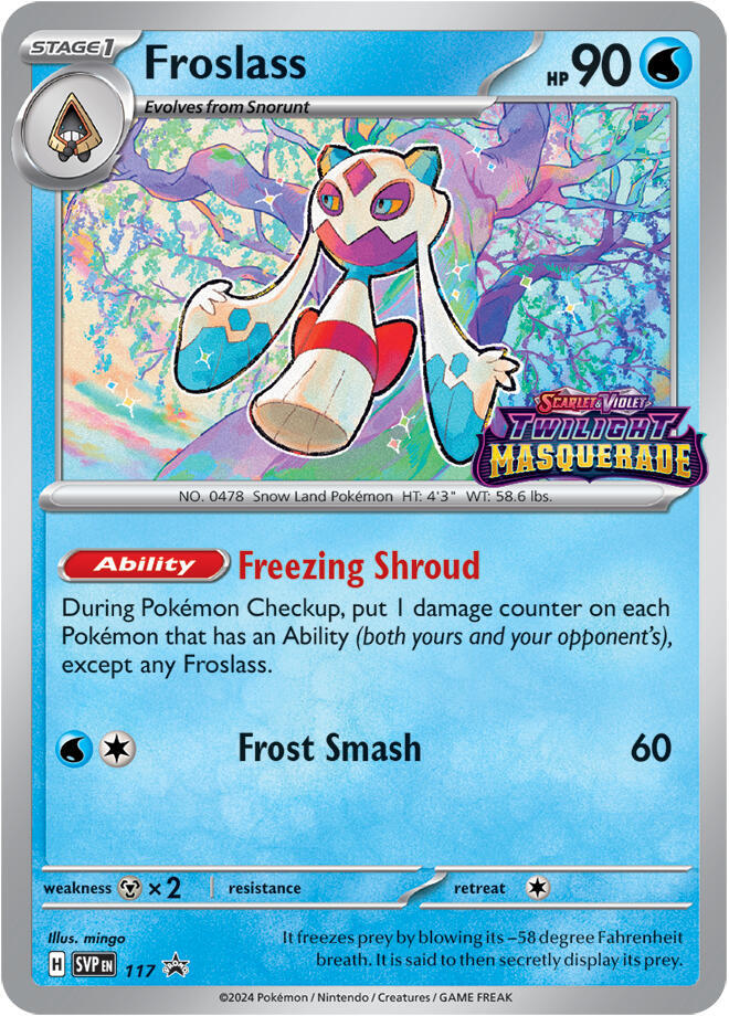 Froslass 117 (SV: Scarlet & Violet Promo Cards)  - Holofoil