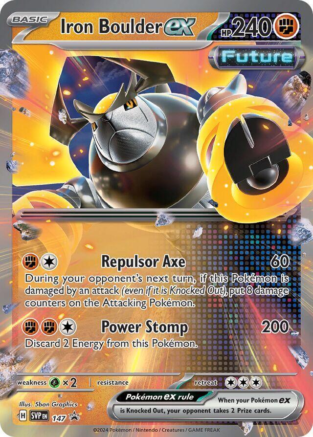 Iron Boulder ex 147 147 (SV: Scarlet & Violet Promo Cards)  - Holofoil