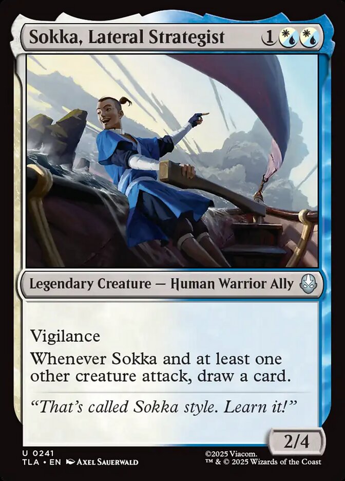 Sokka, Lateral Strategist 241/286 (Avatar: The Last Airbender) 
