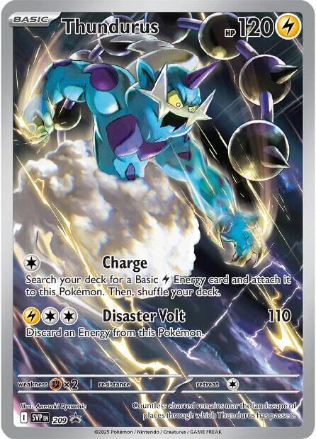 Thundurus 209 209 (SV: Scarlet & Violet Promo Cards)  - Holofoil