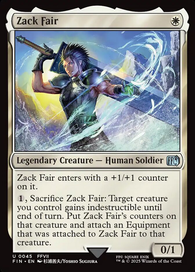 Zack Fair 45/309 (FINAL FANTASY) 