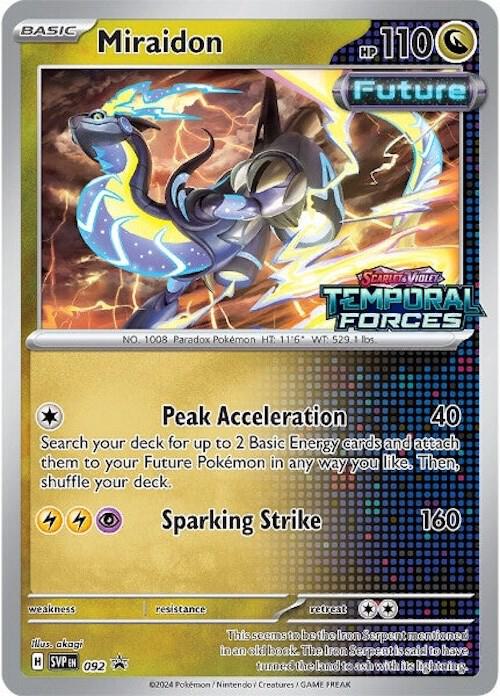 Miraidon Prerelease 092 (SV: Scarlet & Violet Promo Cards)  - Holofoil