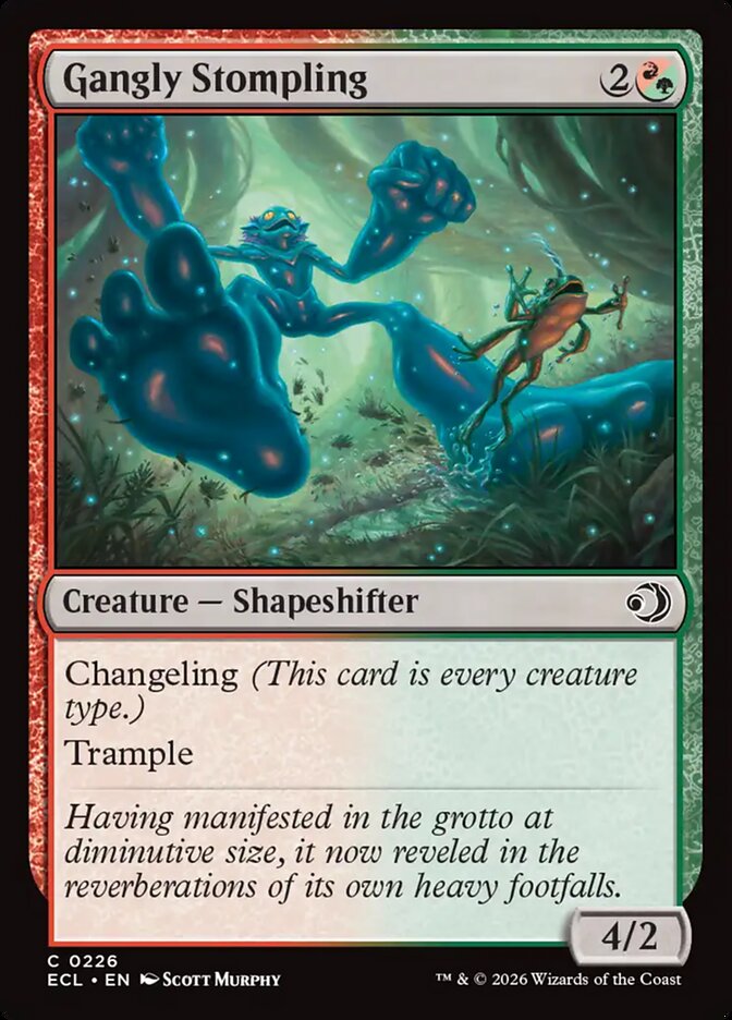 Gangly Stompling 226 (Lorwyn Eclipsed)  - Foil