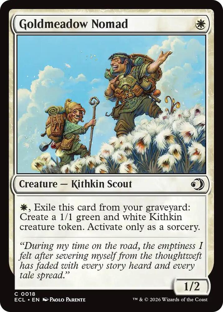 Goldmeadow Nomad 18 (Lorwyn Eclipsed)  - Foil