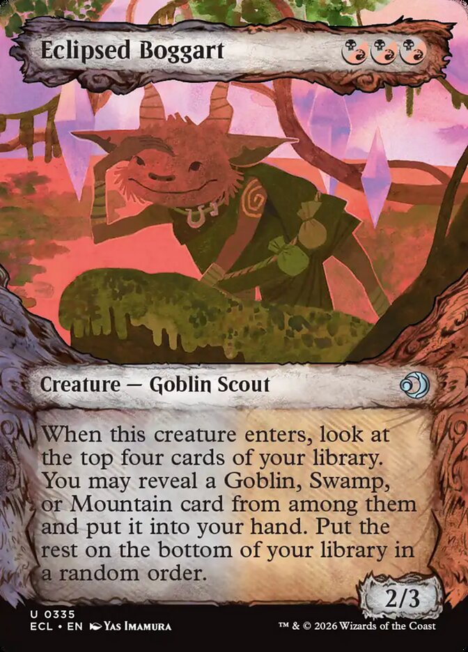 Eclipsed Boggart  335/273 (Lorwyn Eclipsed)  - Showcase Foil