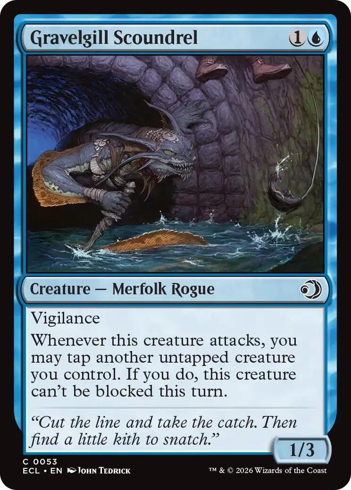 Gravelgill Scoundrel 53/273 (Lorwyn Eclipsed)  - Foil