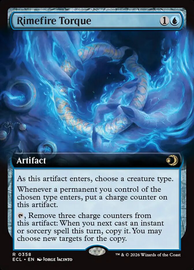 Rimefire Torque  358 (Lorwyn Eclipsed)  - Extended Art Foil