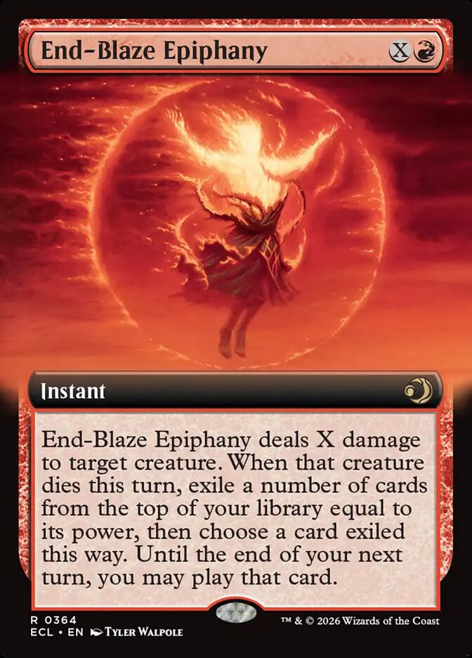 End-Blaze Epiphany 364/408 (Lorwyn Eclipsed)  - Extended Art