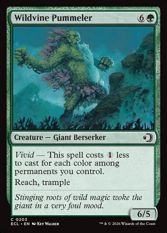 Wildvine Pummeler 203/273 (Lorwyn Eclipsed) 