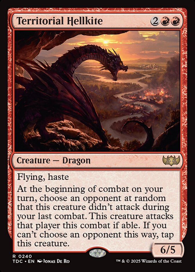 Territorial Hellkite 240 (Commander: Tarkir: Dragonstorm) 