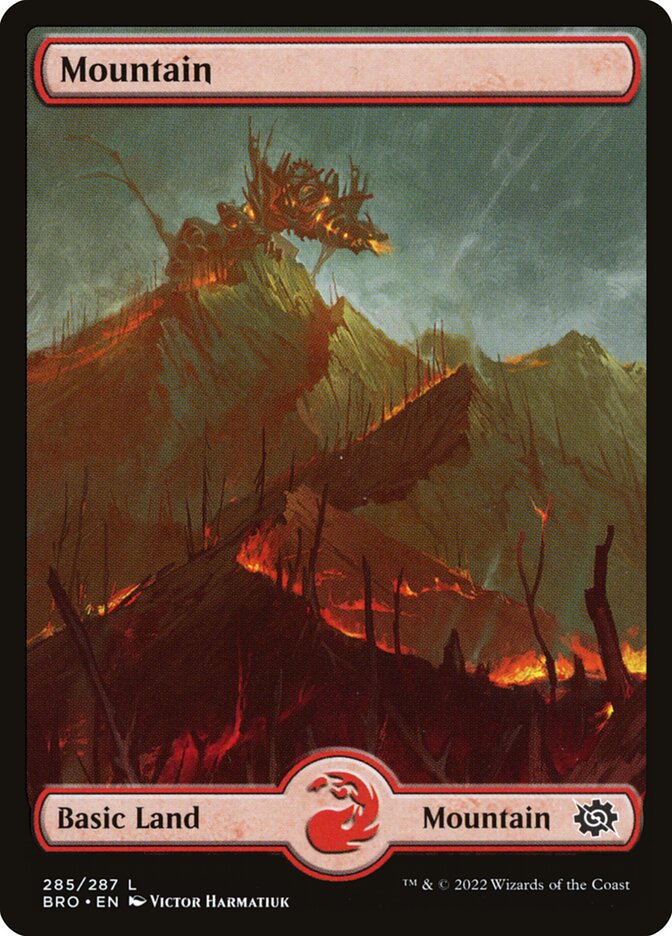 Mountain 285/287 (The Brothers' War)  - Foil