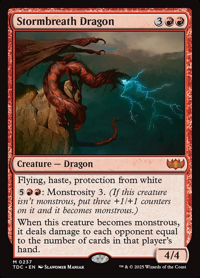 Stormbreath Dragon 237 (Commander: Tarkir: Dragonstorm) 