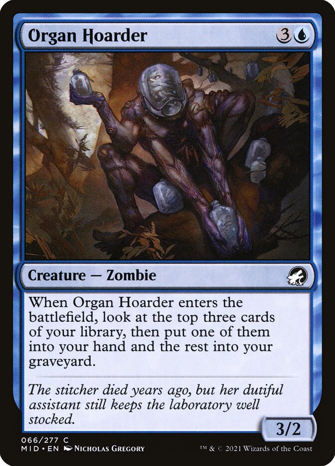 Organ Hoarder 66/277 (Innistrad: Midnight Hunt)  - Foil