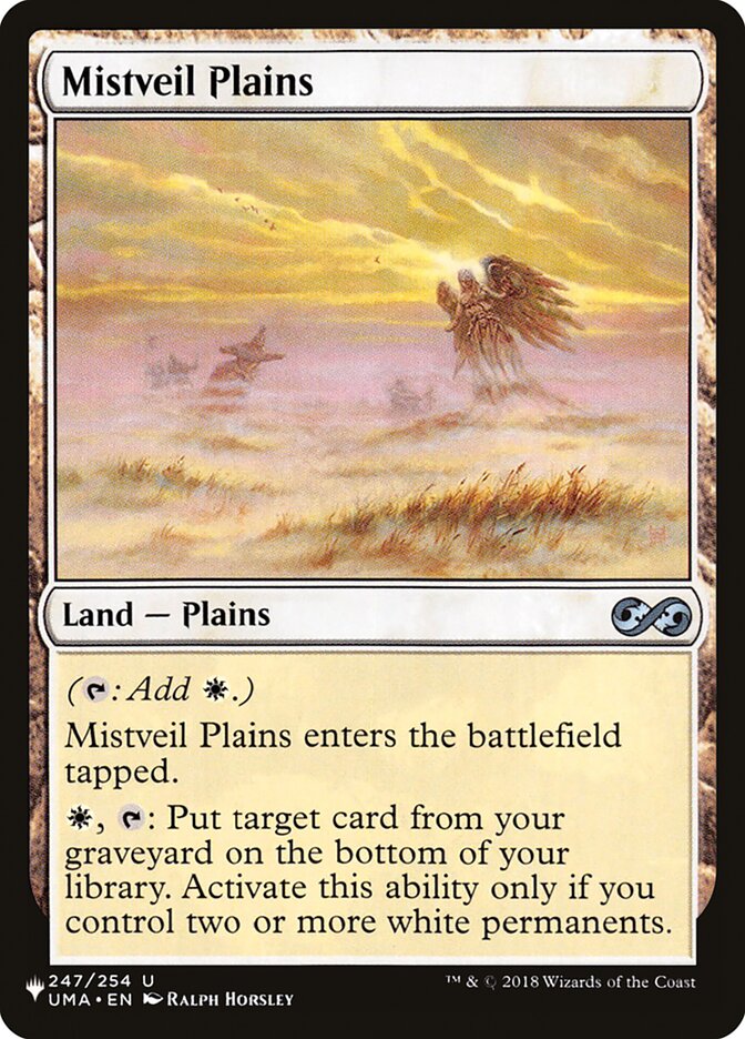 Mistveil Plains UMA-247/5075 (The List Reprints) 