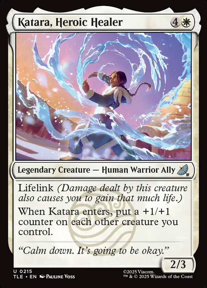 Katara, Heroic Healer 215/317 (Avatar: The Last Airbender: Eternal-Legal)  - Foil