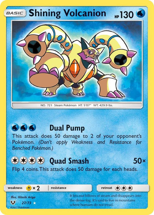 Shining Volcanion 27/73 (Shining Legends)  - Holofoil