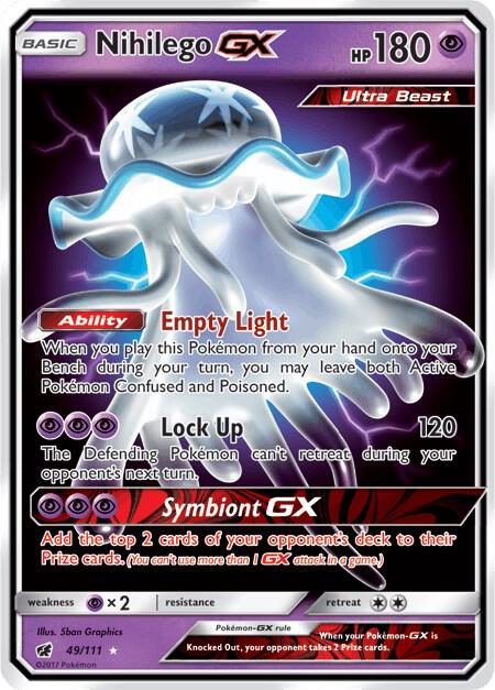 Nihilego GX 49/111 (SM - Crimson Invasion)  - Holofoil