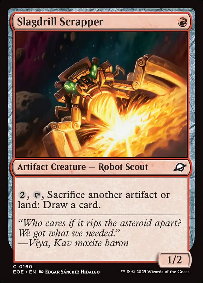 Slagdrill Scrapper 160 (Edge of Eternities) 