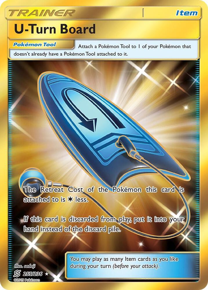 U-Turn Board Secret 255/236 (SM - Unified Minds)  - Holofoil