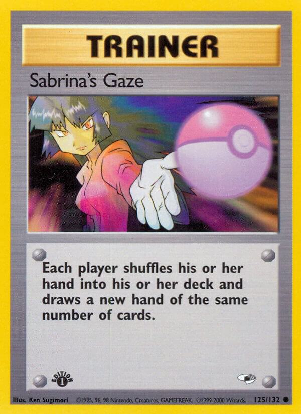 Sabrina's Gaze 125/132 (Gym Heroes)  - 1st Edition