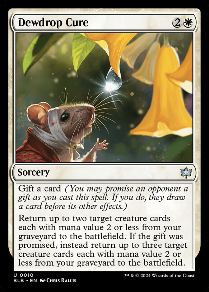 Dewdrop Cure 10 (Bloomburrow) 