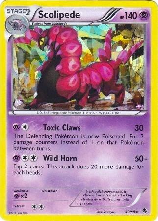 Scolipede 040/098 (Deck Exclusives)  - Holofoil