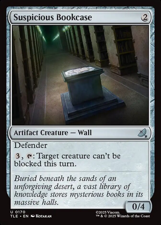 Suspicious Bookcase 170/317 (Avatar: The Last Airbender: Eternal-Legal)  - Foil