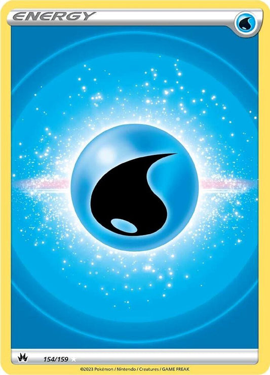 Water Energy Texture Full Art 154/159 (SWSH: Crown Zenith)  - Holofoil