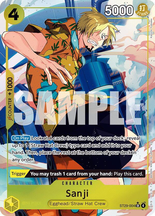 Sanji ST29-004 (Starter Deck 29: Egghead)  - Full Art Foil