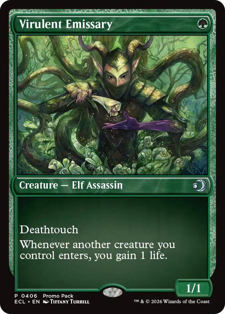 Virulent Emissary 406 (Promo Pack: Lorwyn Eclipsed) 