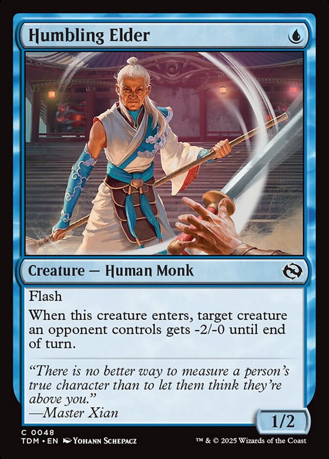 Humbling Elder 48 (Tarkir: Dragonstorm) 