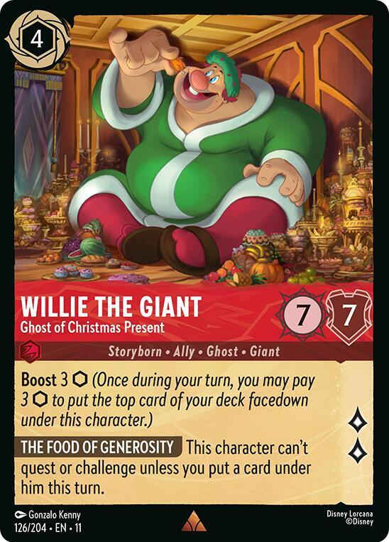 Willie the Giant, Ghost of Christmas Present 126/204 (Winterspell) 