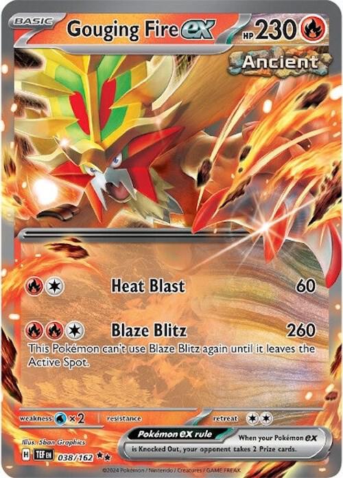 Gouging Fire ex 038/162 (SV05: Temporal Forces)  - Holofoil