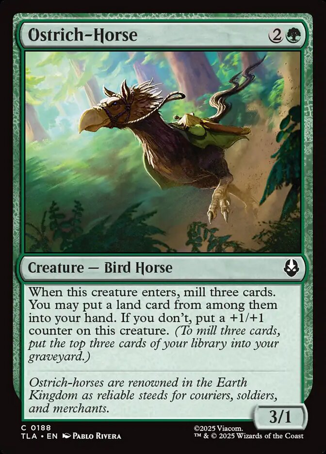 Ostrich-Horse 188 (Avatar: The Last Airbender)  - Foil