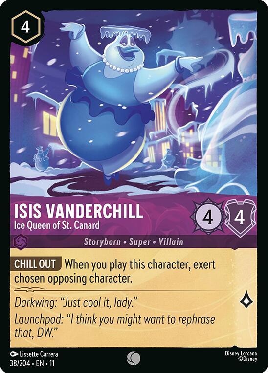 Isis Vanderchill, Ice Queen of St. Canard 38/204 (Winterspell)  - Cold Foil