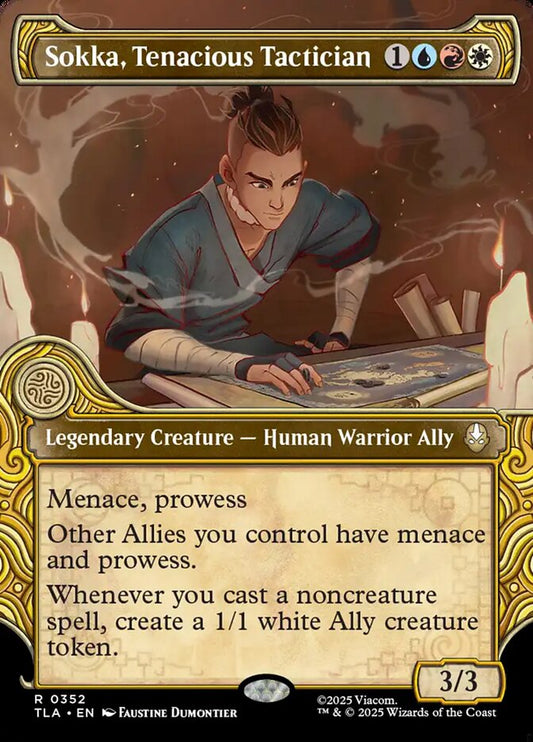 Sokka, Tenacious Tactician  352/286 (Avatar: The Last Airbender)  - Showcase Foil