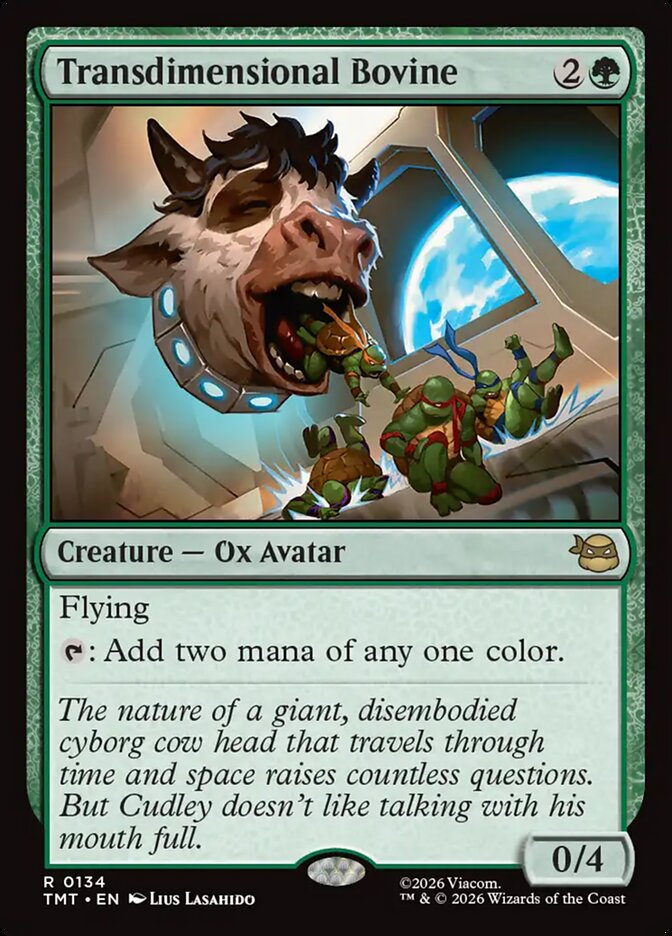 Transdimensional Bovine 134/190 (Teenage Mutant Ninja Turtles) 