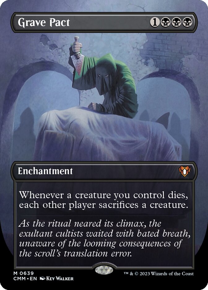 Grave Pact 639/451 (Commander Masters)  - Borderless