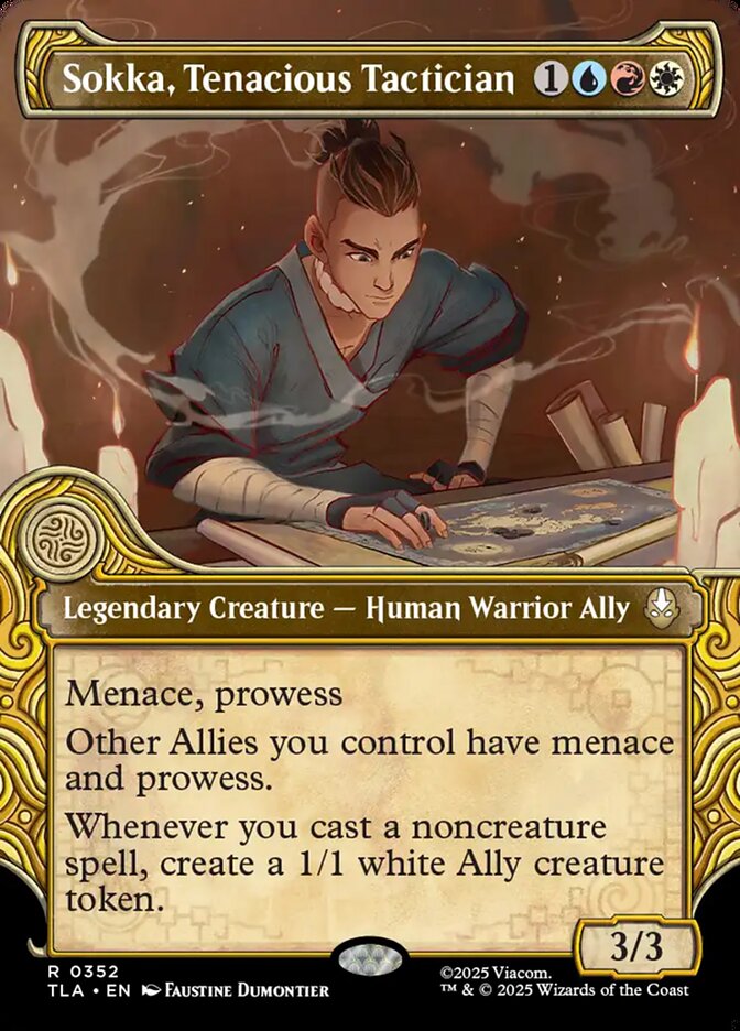 Sokka, Tenacious Tactician  352/286 (Avatar: The Last Airbender)  - Showcase Foil