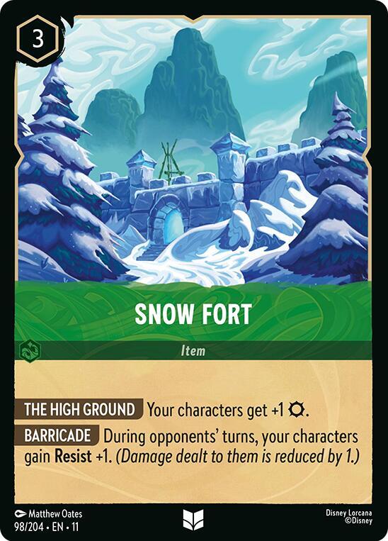 Snow Fort 98/204 (Winterspell)  - Cold Foil