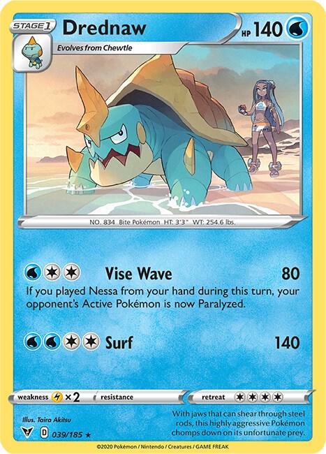 Drednaw 039/185 (Deck Exclusives)  - Cracked Ice Holofoil