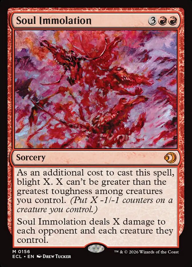 Soul Immolation 156 (Lorwyn Eclipsed) 