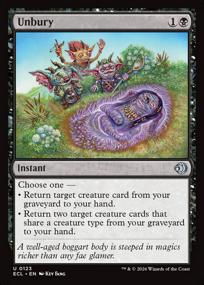 Unbury 123/273 (Lorwyn Eclipsed) 