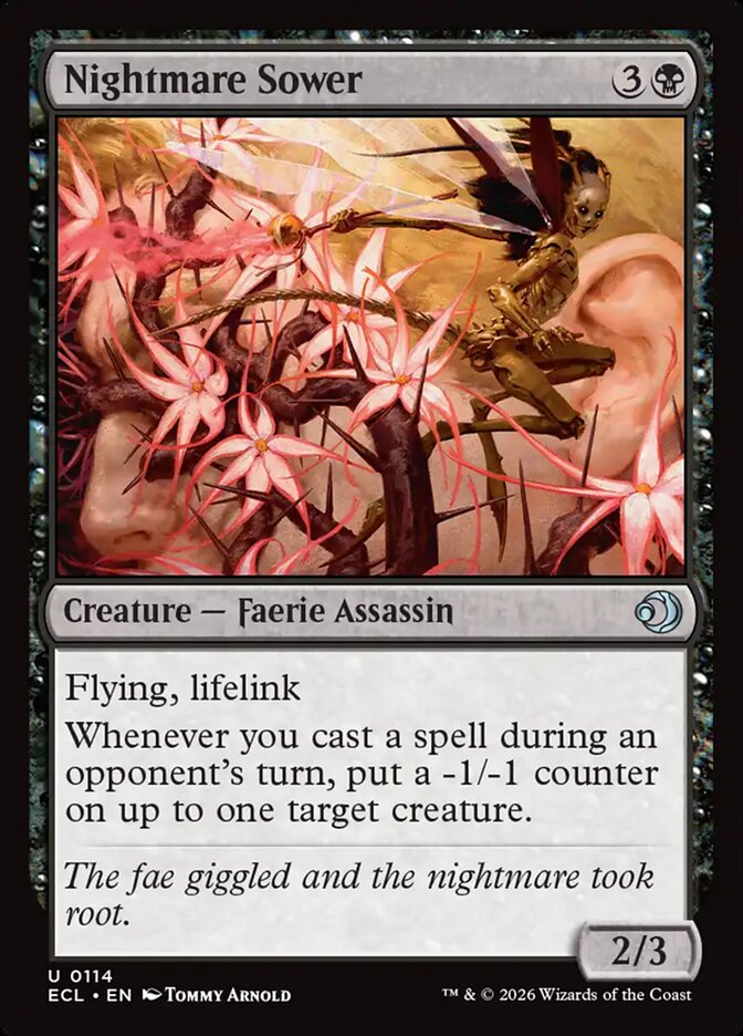 Nightmare Sower 114/273 (Lorwyn Eclipsed)  - Foil