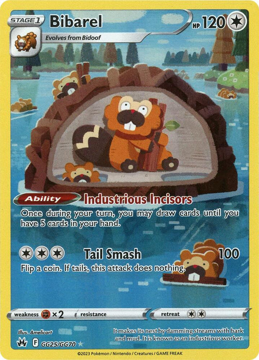 Bibarel GG25/GG70 (SWSH: Crown Zenith: Galarian Gallery)  - Holofoil