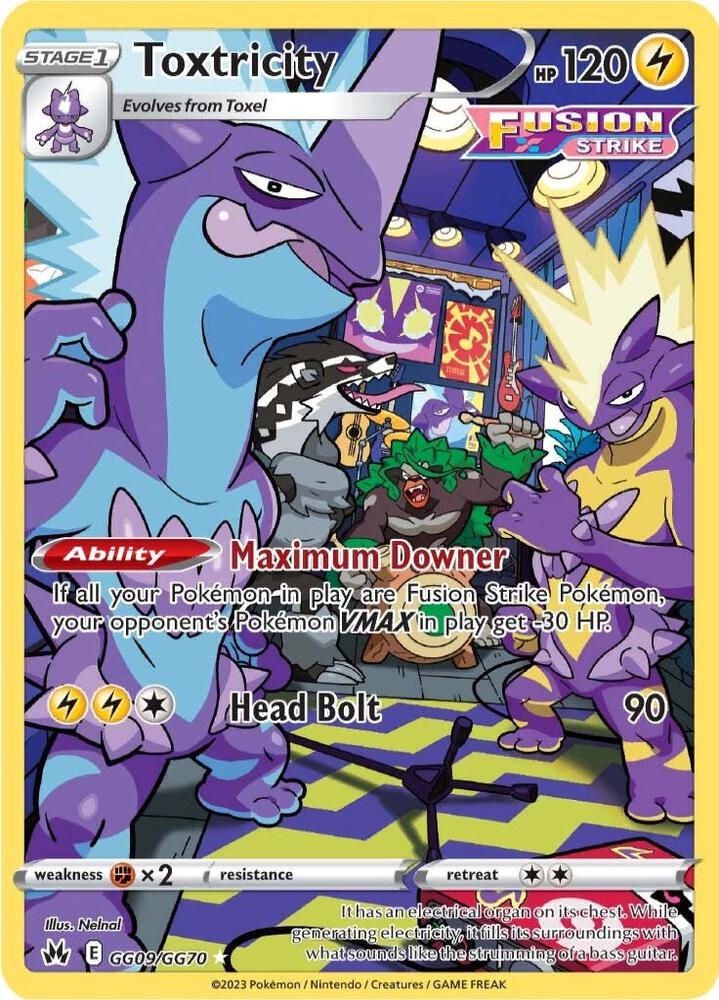 Toxtricity GG09/GG70 (Crown Zenith: Galarian Gallery)  - Holofoil