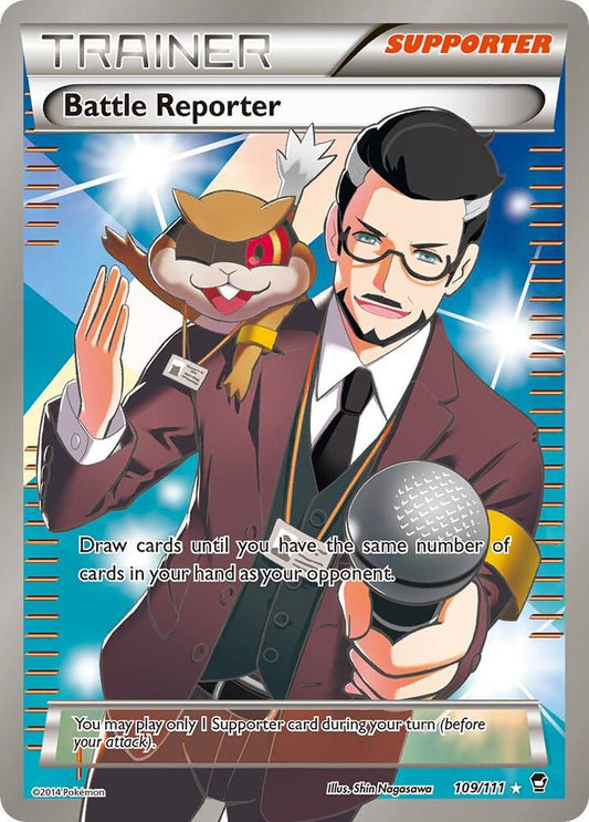 Battle Reporter 109/111 (XY - Furious Fists)  - Holofoil